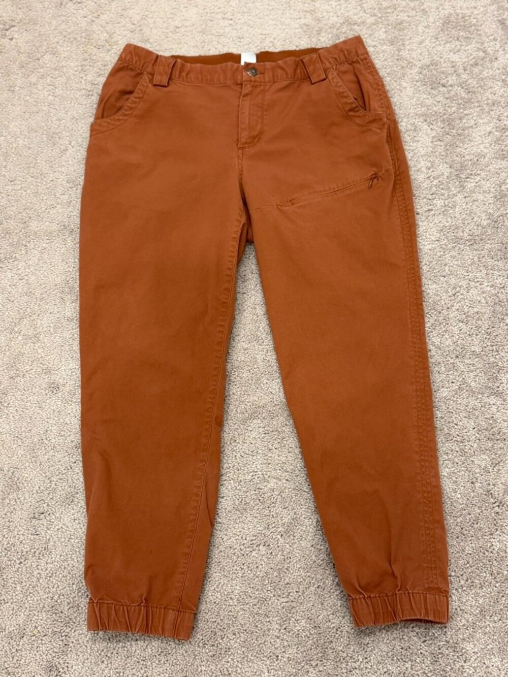 Duluth Trading Rootstock Gardening Joggers Rust Brown Size 12